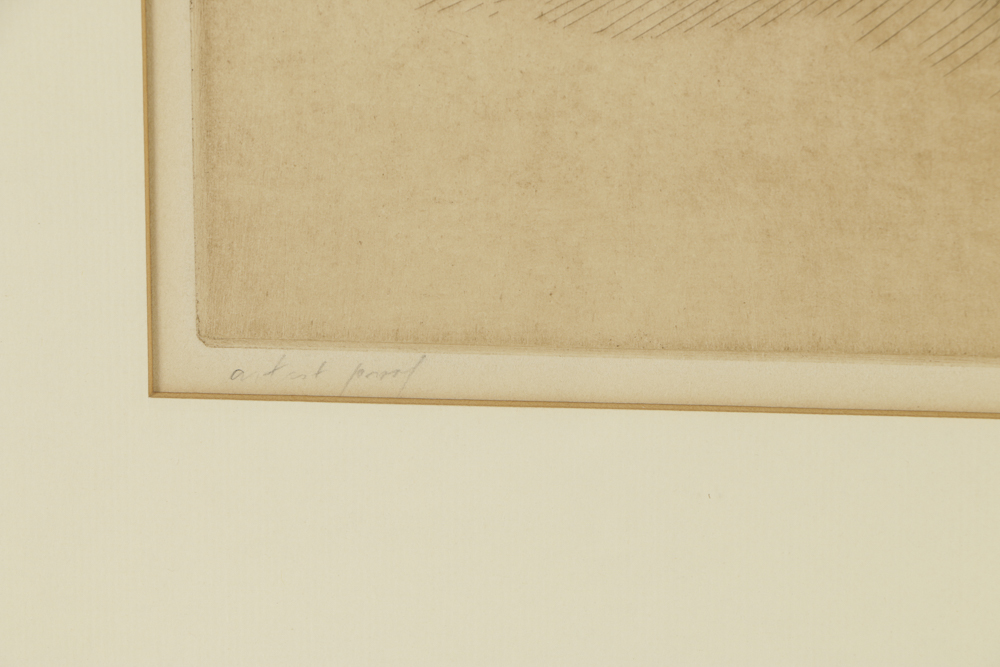 Harold Altman Limited Edition Lithograph on Paper "Approaching Figure"