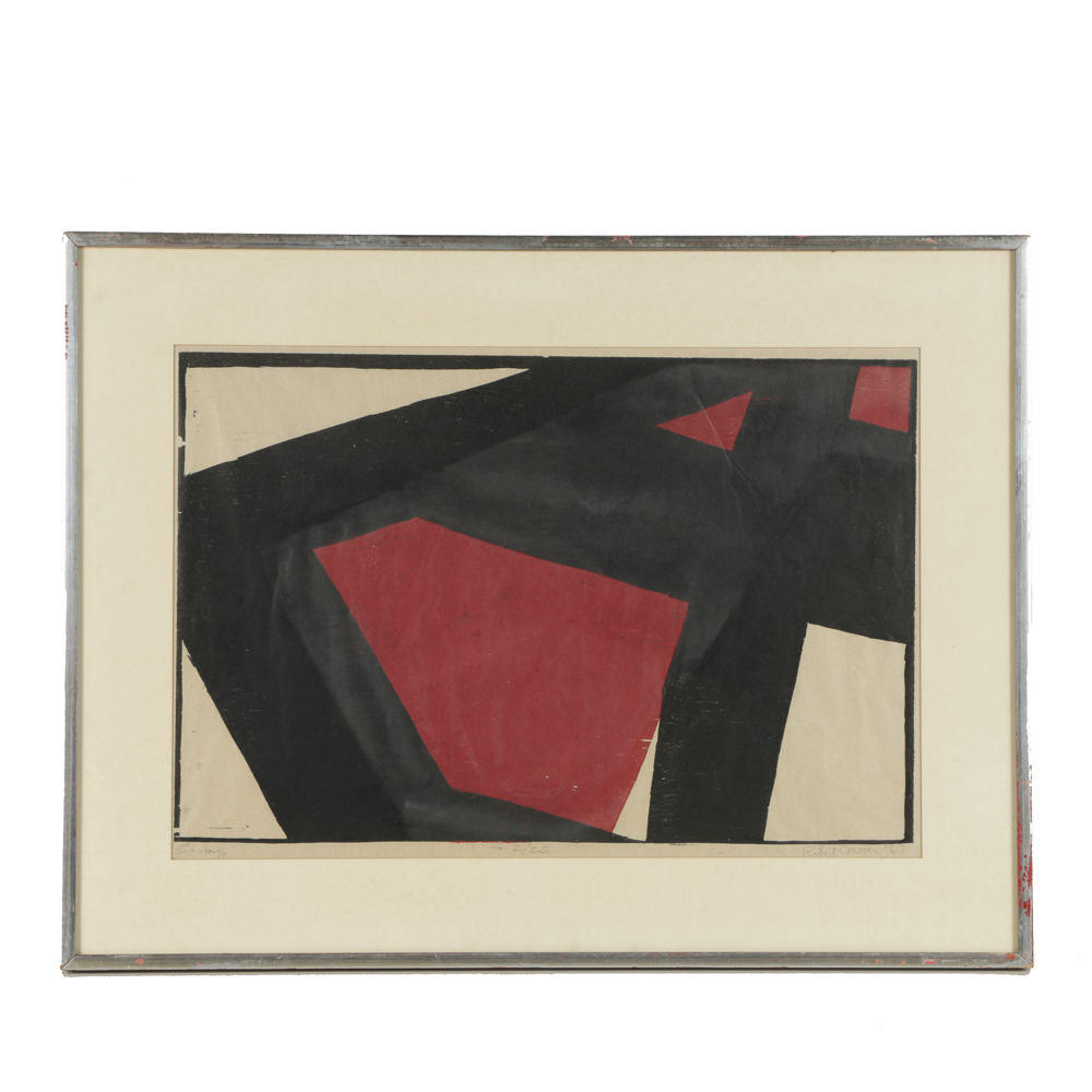 Robert Conover Limited Edition Woodcut on Paper "Enemy"