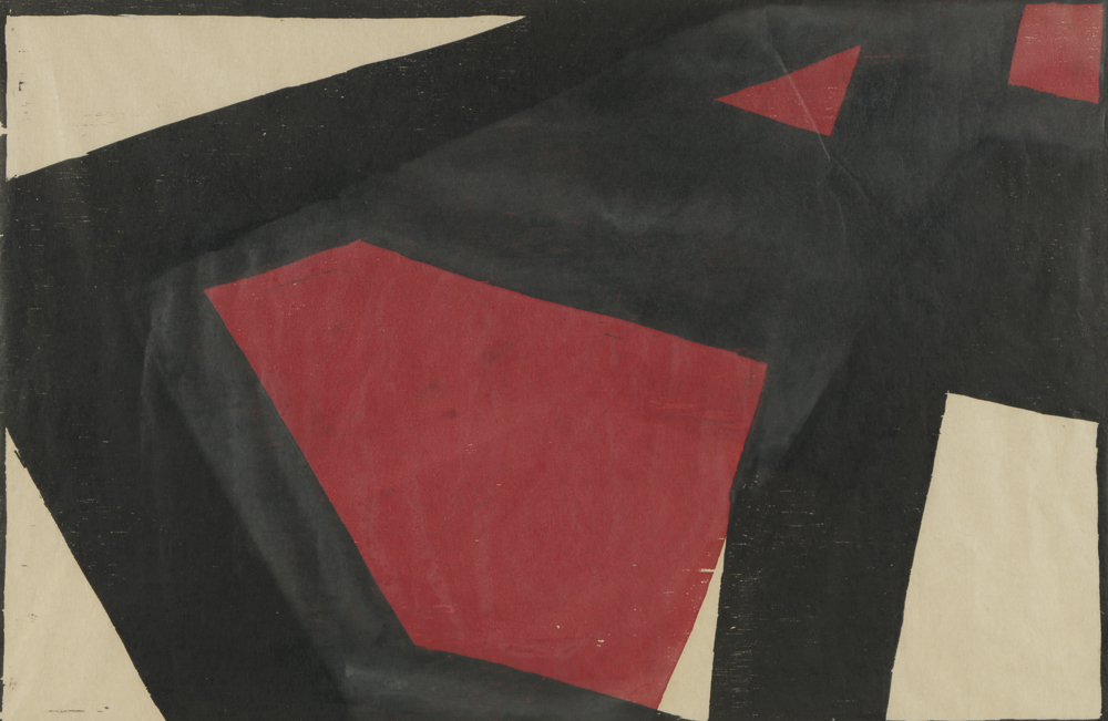 Robert Conover Limited Edition Woodcut on Paper "Enemy"