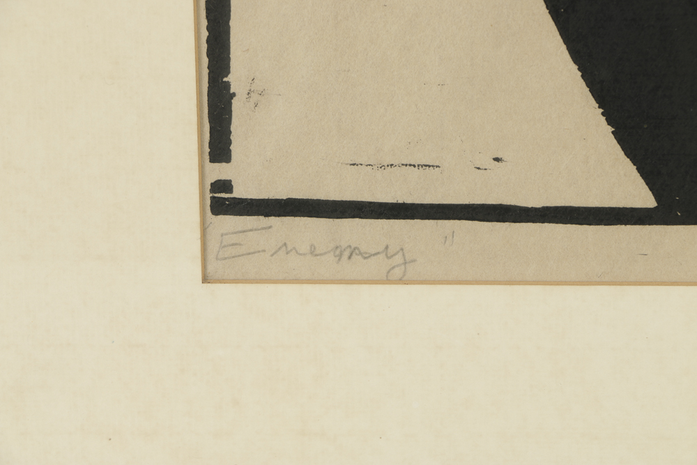 Robert Conover Limited Edition Woodcut on Paper "Enemy"