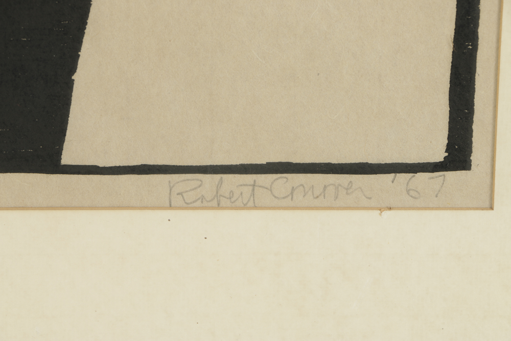 Robert Conover Limited Edition Woodcut on Paper "Enemy"