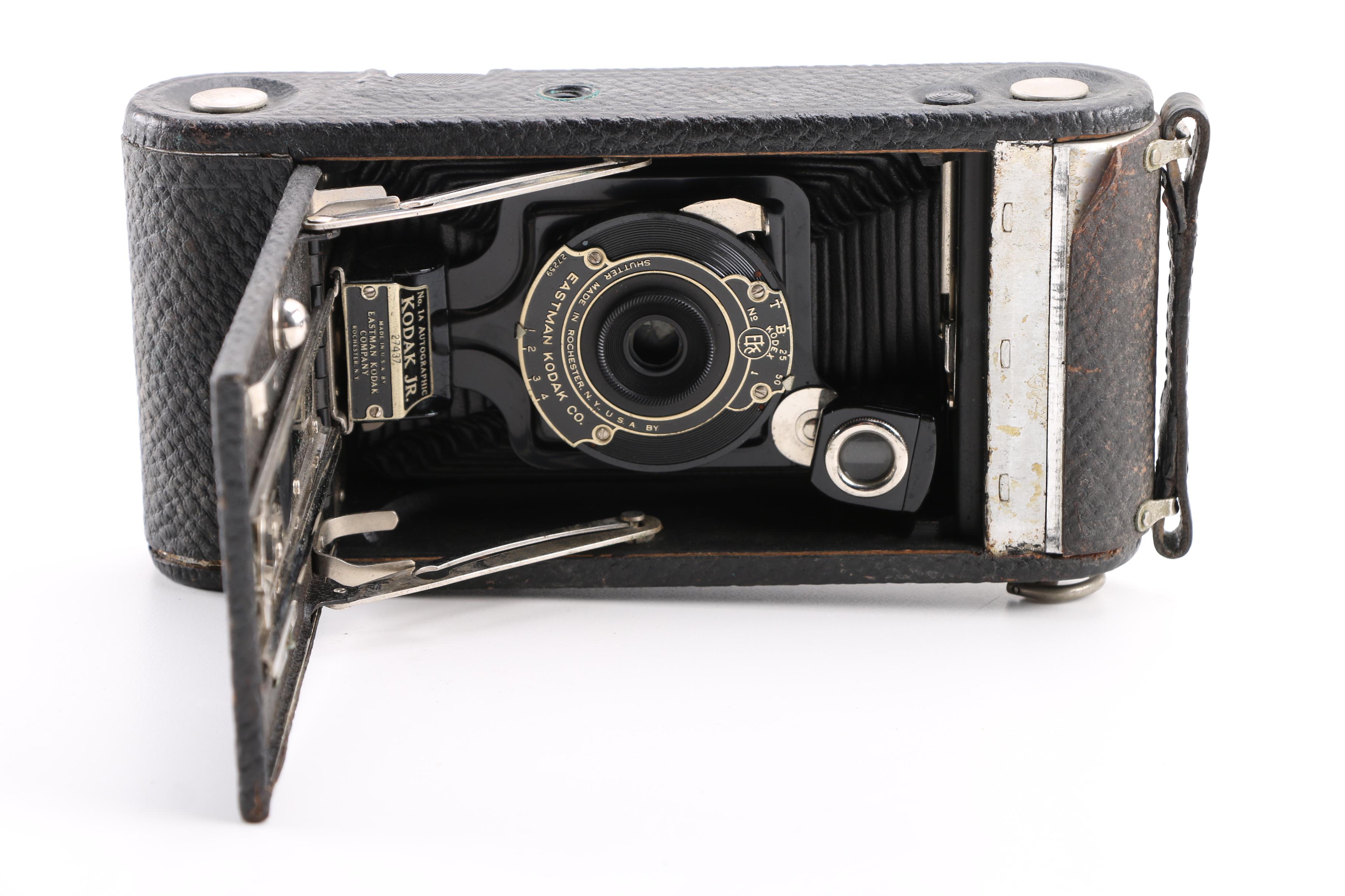 Vintage Stereo Realist and Kodak Film Cameras with Cases