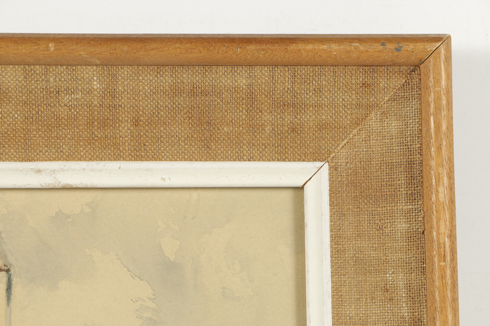 M. Siguel Watercolor on Paper "Paris Place De La Concorde"