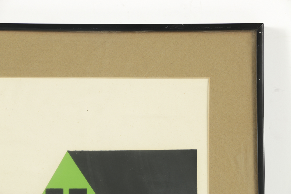 Lee Adler Limited Edition Serigraph on Paper "Factory Town II"