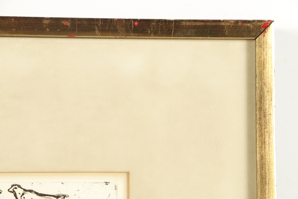 Rudy Pozzatti Limited Edition Etching on Paper "Porsenna of Camars"