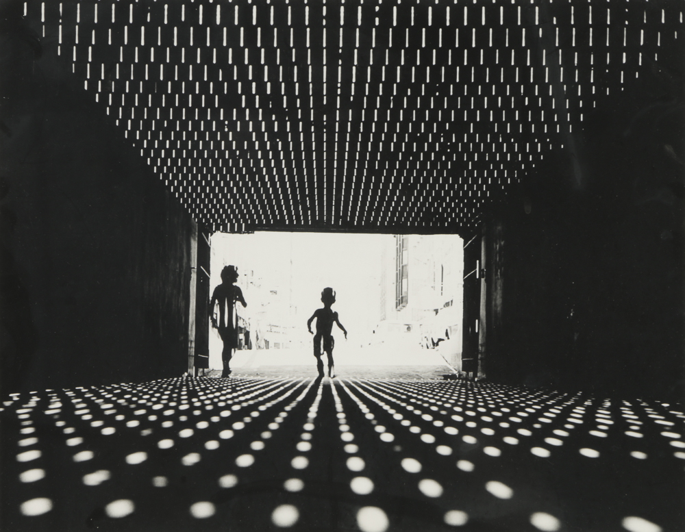 Donald B. Valentine Black and White Photograph "Bather's Exit"