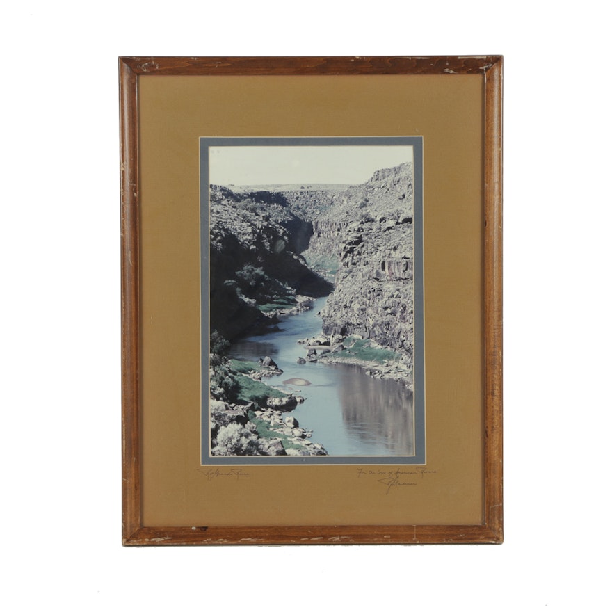 Domenici Digital Photograph on Paper "Rio Grande River"