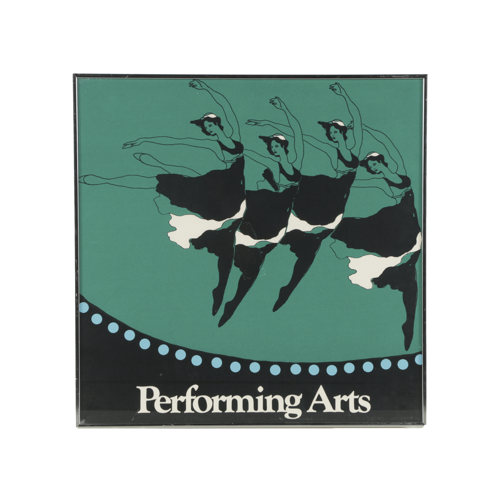 Serigraph Poster for Performing Arts