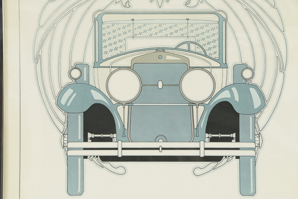 David Lance Goines Offset Lithograph Exhibition Poster  "Goines Posters 1968-1973"