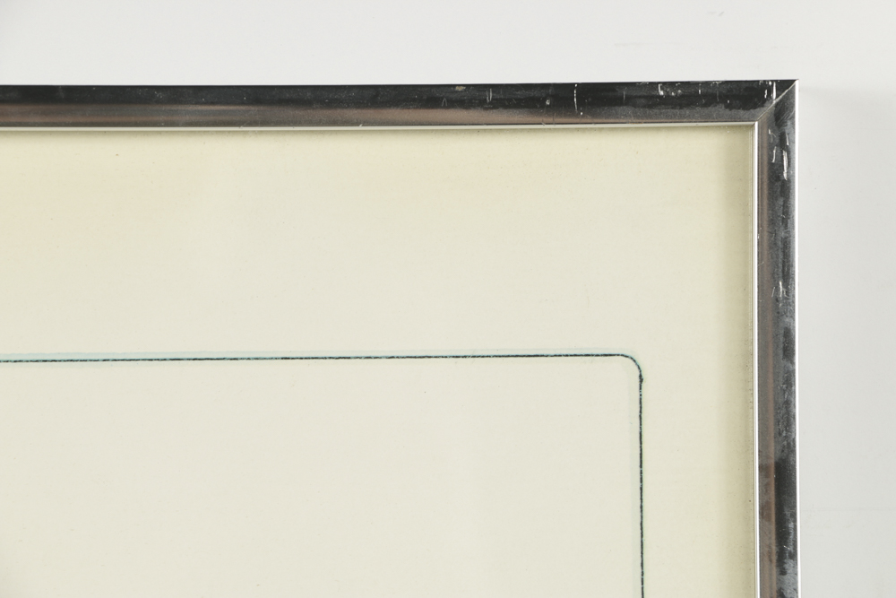 David Lance Goines Offset Lithograph Exhibition Poster  "Goines Posters 1968-1973"