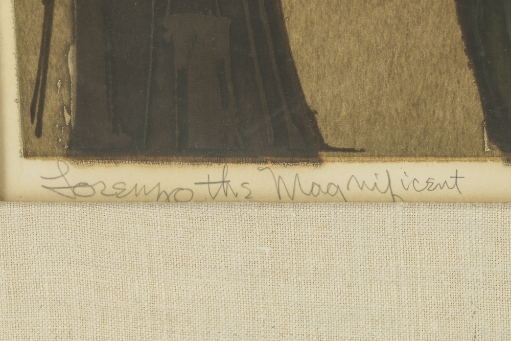 Dean Meeker Limited Edition Serigraph on Paper "Lorenzo the Magnificent"