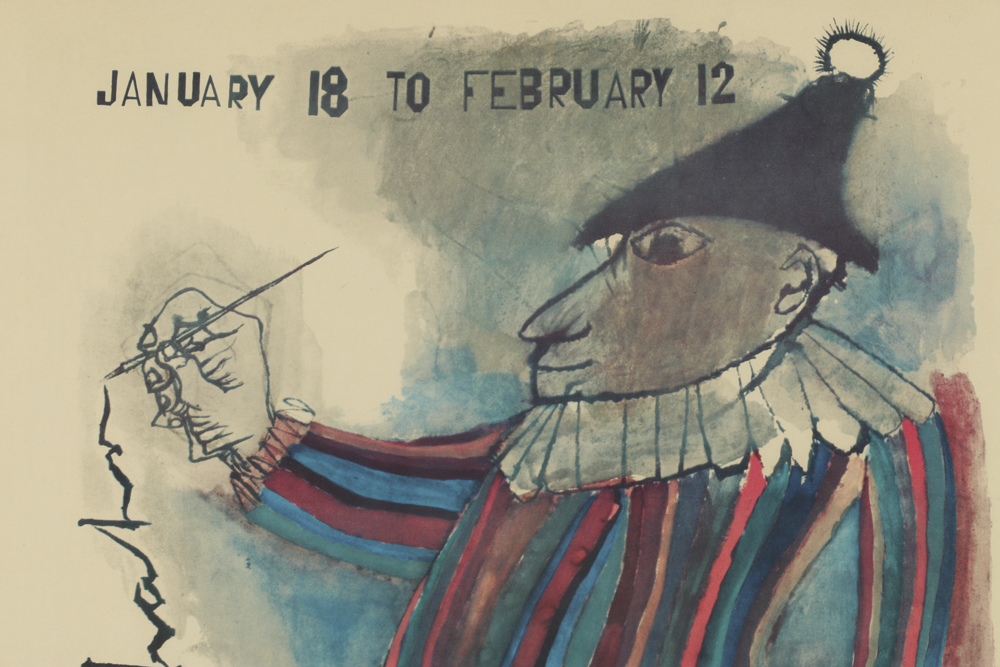 After Ben Shahn Offset Lithograph on Paper Exhibition Poster