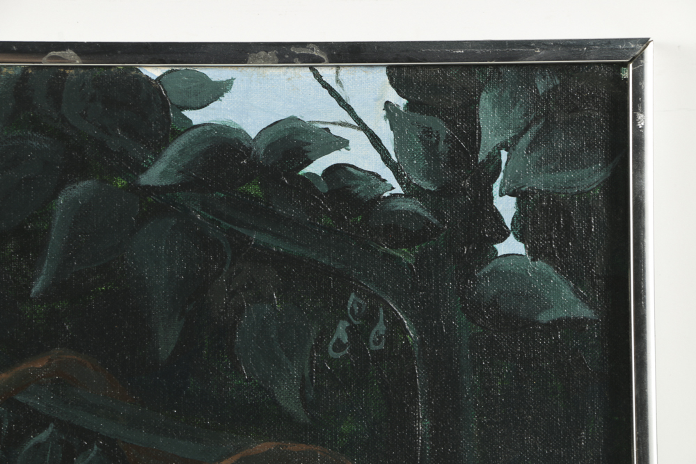 Acrylic Painting on Canvas Board Figural Landscape