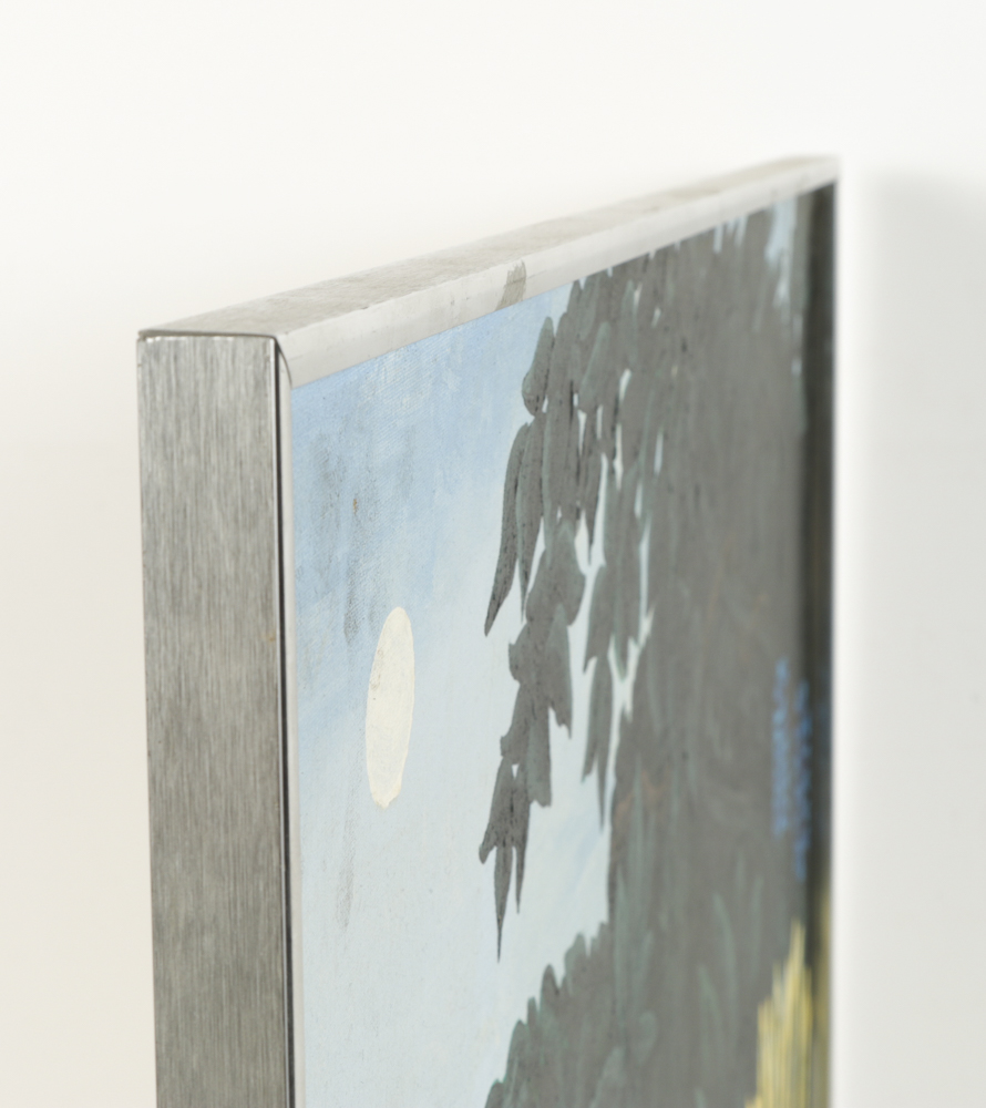 Acrylic Painting on Canvas Board Figural Landscape