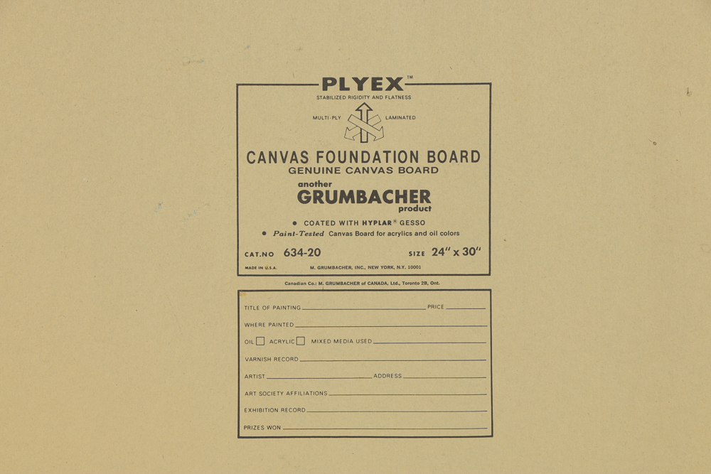 Acrylic Painting on Canvas Board Figural Landscape