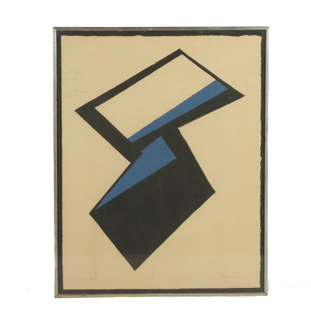 Robert Conover Limited Edition Woodcut on Paper "Ascension"