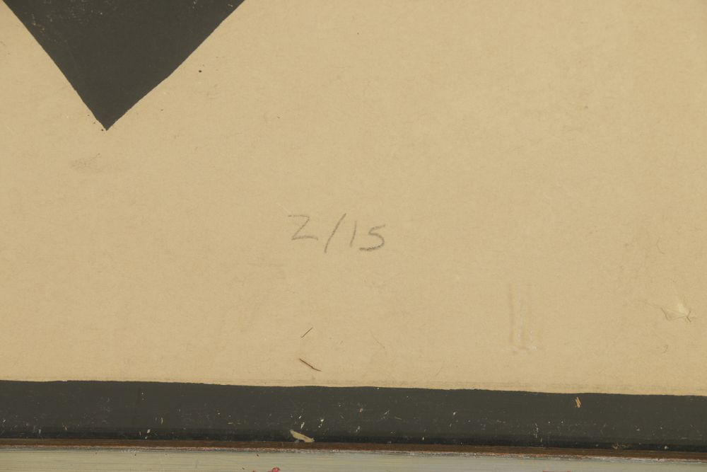 Robert Conover Limited Edition Woodcut on Paper "Ascension"