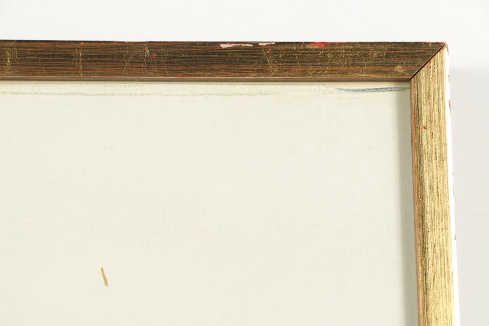 Gerson August Leiber Limited Edition Aquatint Etching on Paper "Wet Street"