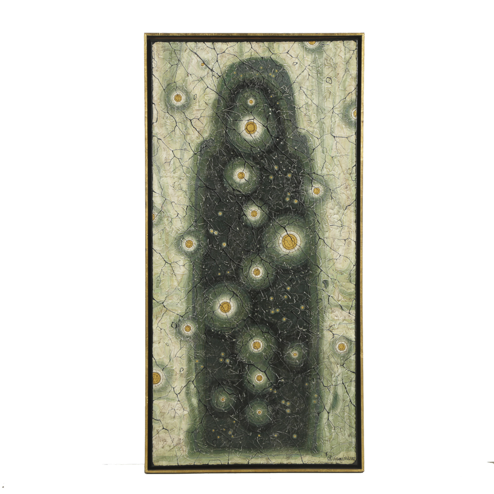 Dmitry Sandjiev Oil Painting on Linen Canvas "The Cracked Time"