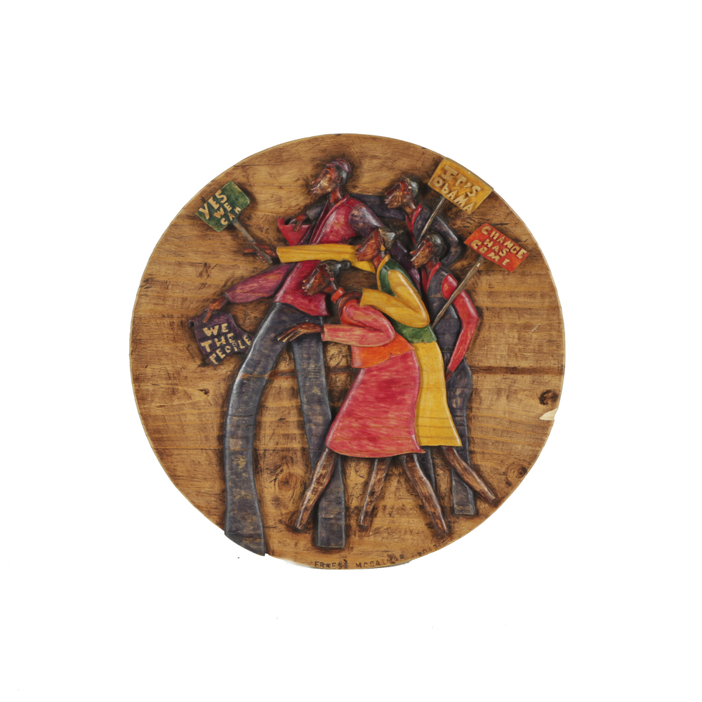 Ernst McCalman Wood Carving of March