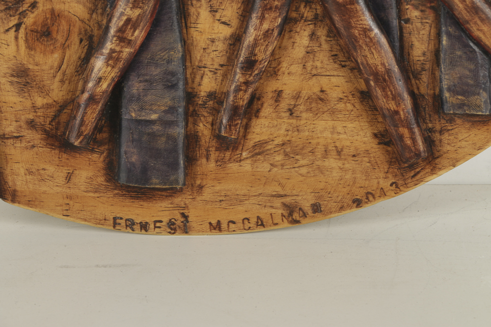 Ernst McCalman Wood Carving of March