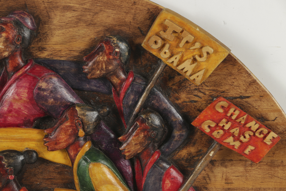 Ernst McCalman Wood Carving of March