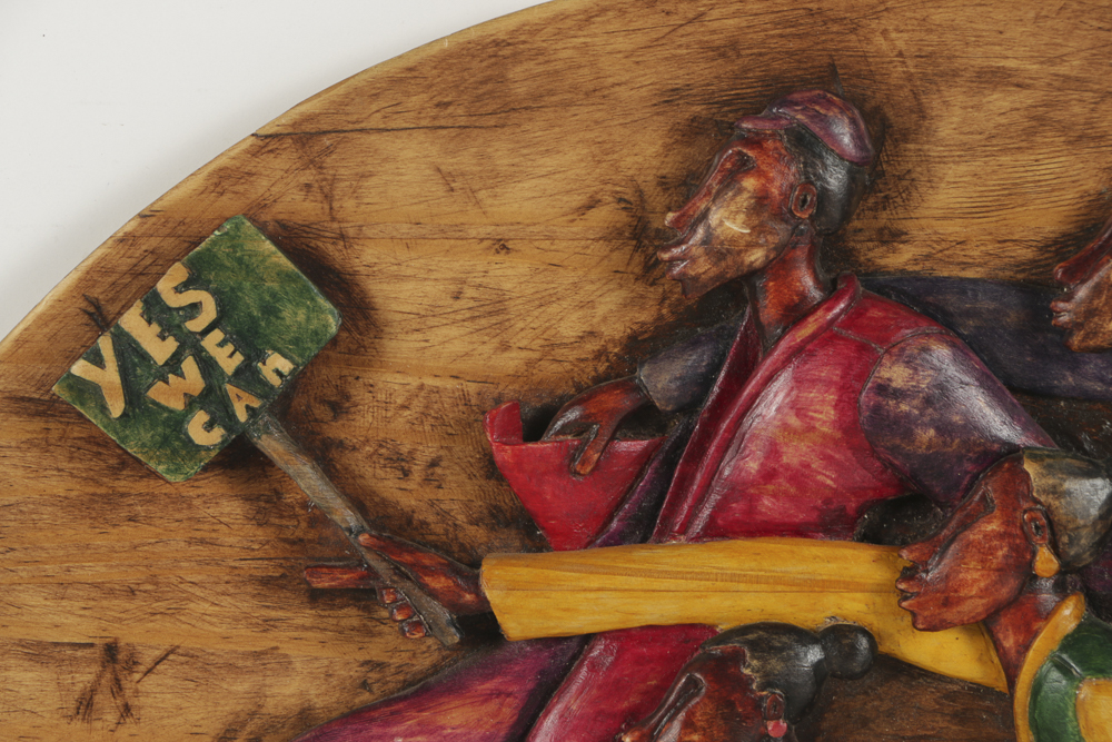 Ernst McCalman Wood Carving of March