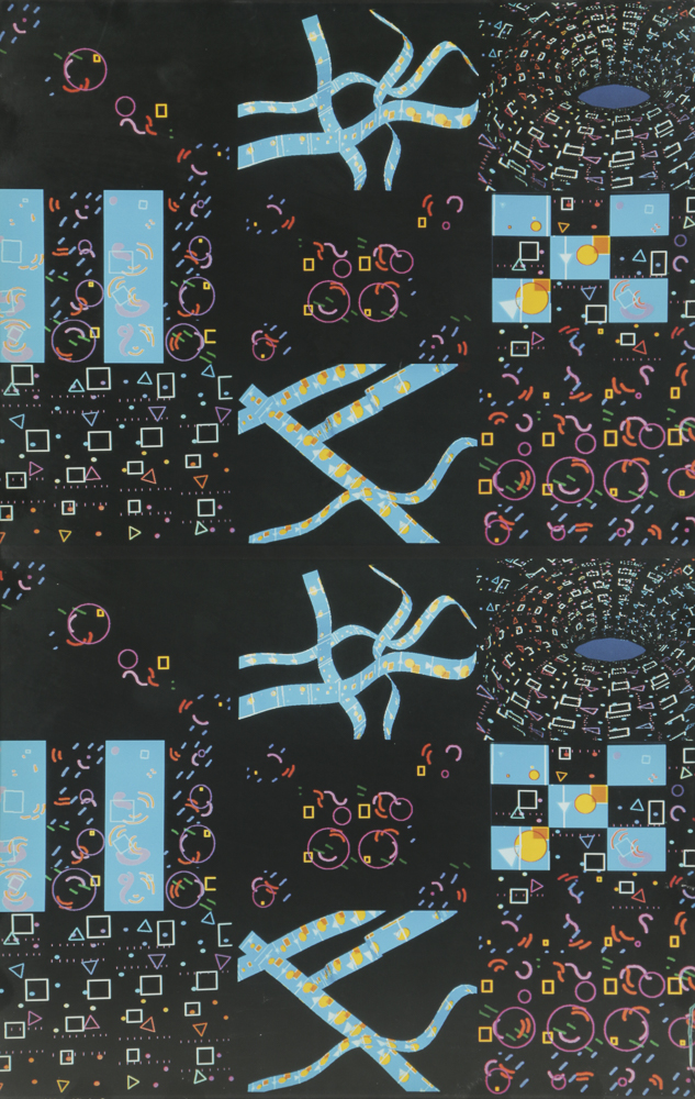 After Vibeke Sorensen Offset Lithograph on Paper "NLoops"