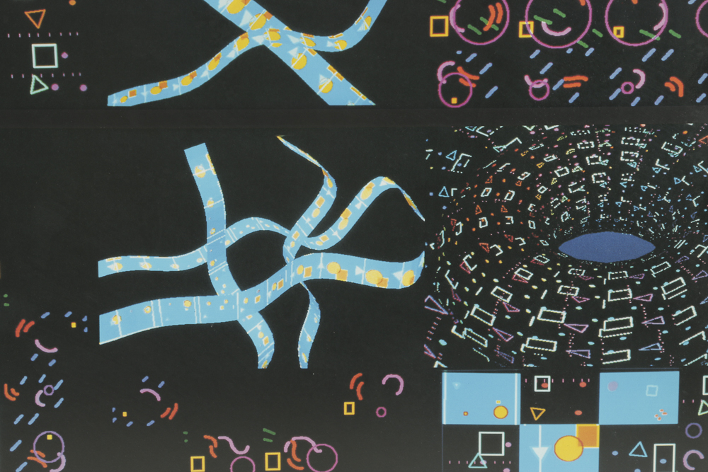 After Vibeke Sorensen Offset Lithograph on Paper "NLoops"