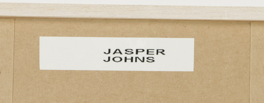 Jasper Johns Signed Limited Edition Etchings with Aquatint "Untitled (Red, Yellow, Blue)"