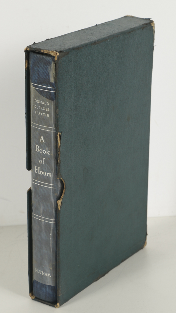Donald Culross Peattie Signed Limited Edition "A Book of Hours" 1937