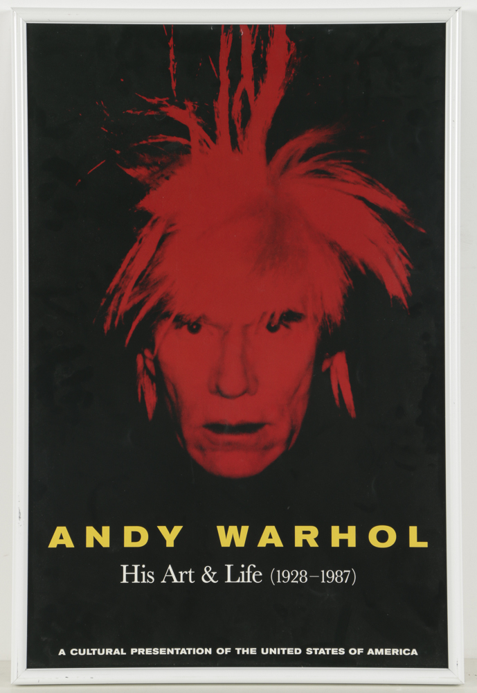 Pair of Halftone Exhibition Posters After Andy Warhol