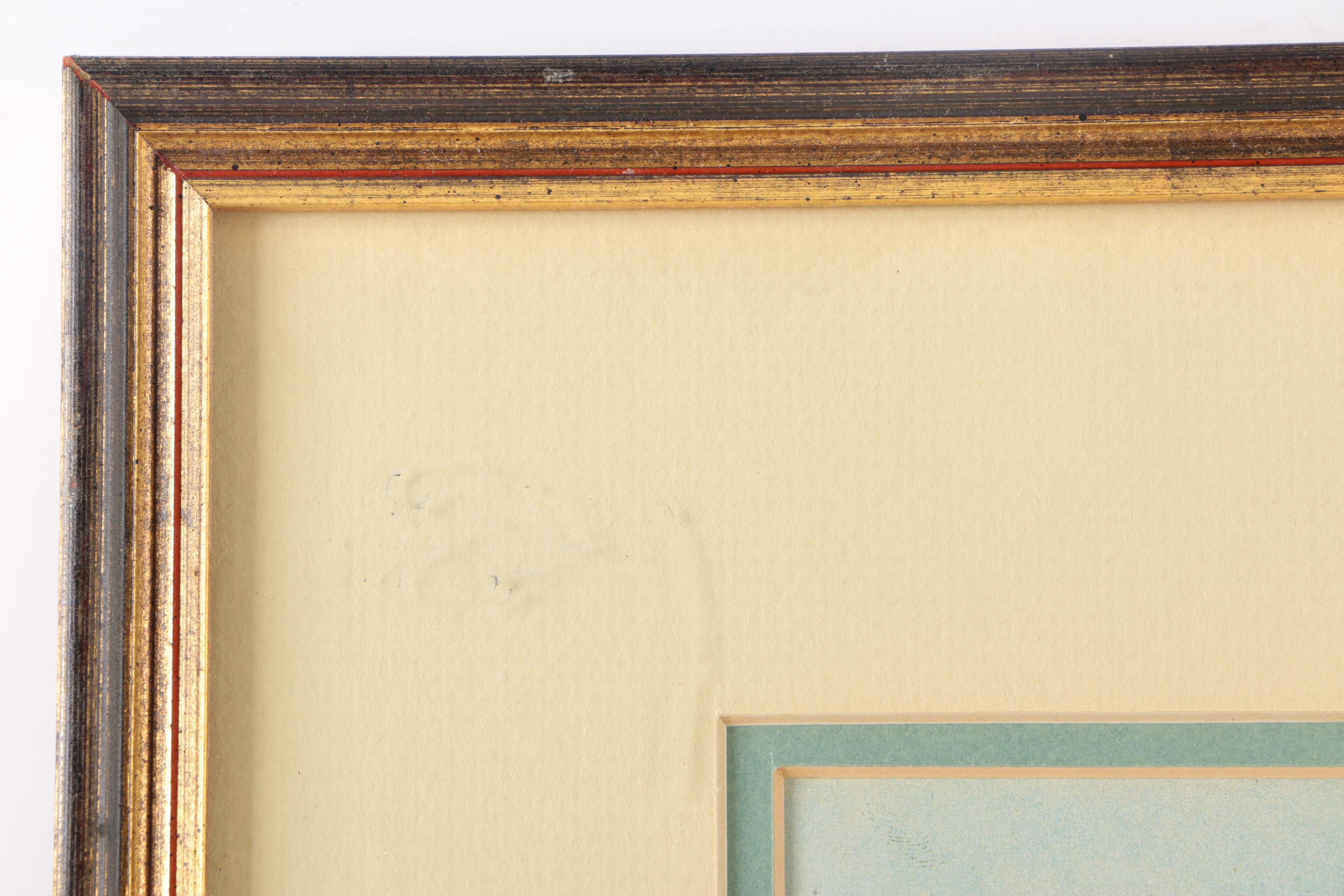 Offset Lithograph After Edouard Gurk's 1825 Etching "Pressburg"