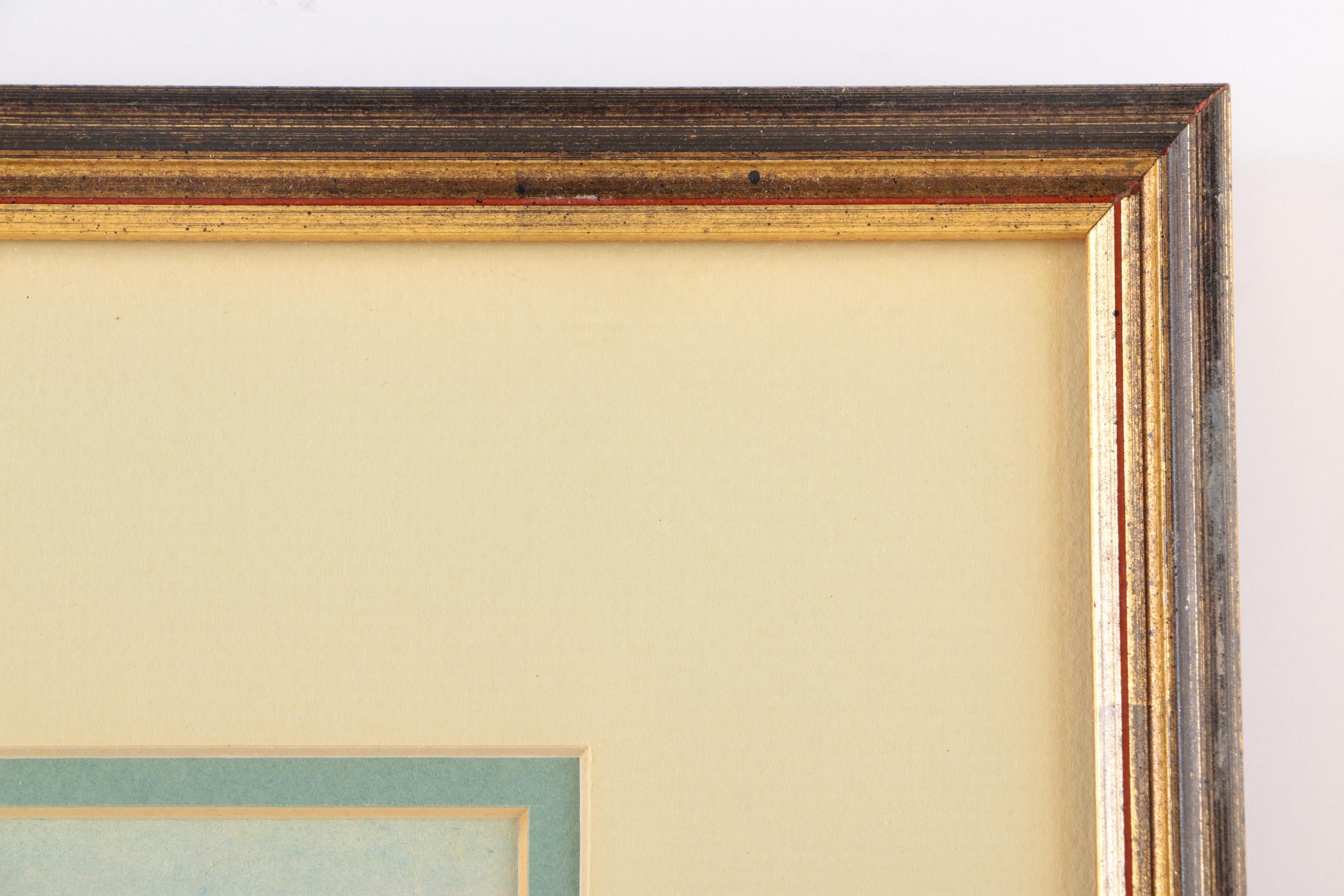 Offset Lithograph After Edouard Gurk's 1825 Etching "Pressburg"