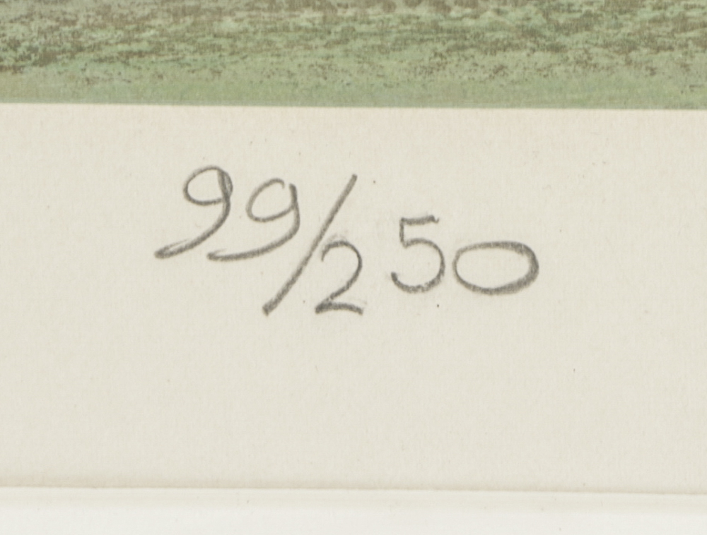 Carol Wald Limited Edition Lithograph on Paper "Sentinel of the Plains"