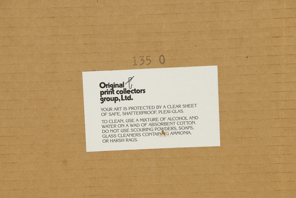 Carol Wald Limited Edition Lithograph on Paper "Sentinel of the Plains"