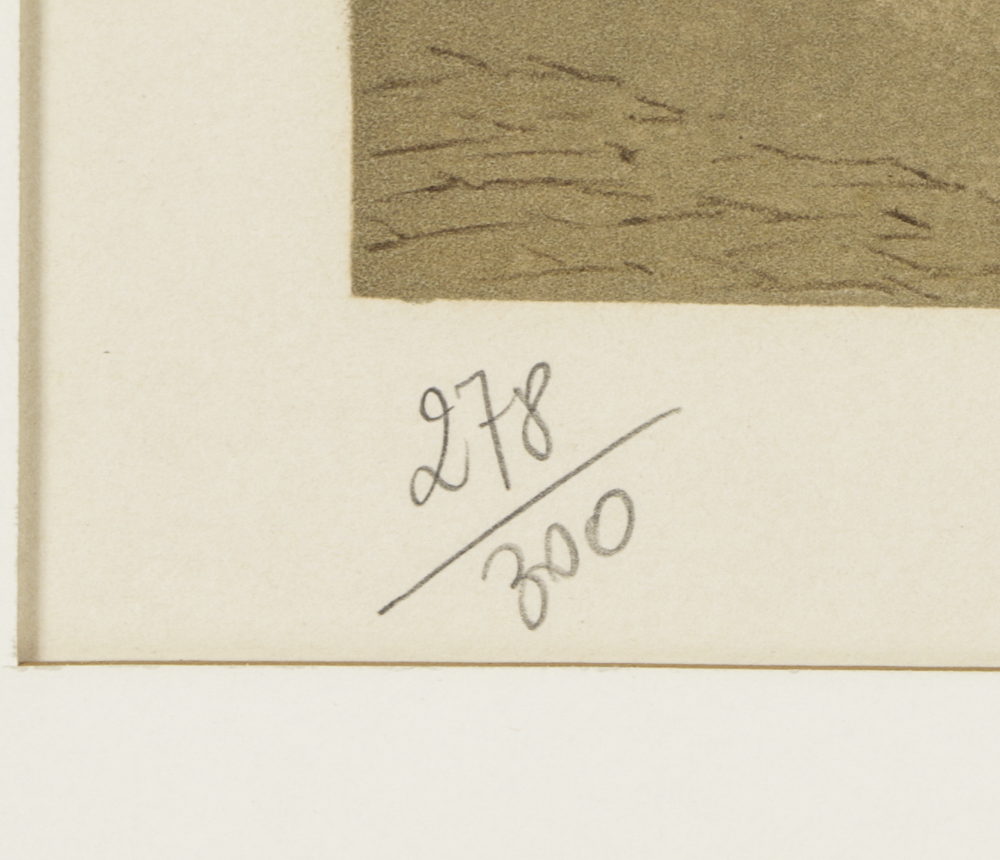 Dennis Paul Noyer Limited Edition Lithograph on Paper "La Maison Rose"