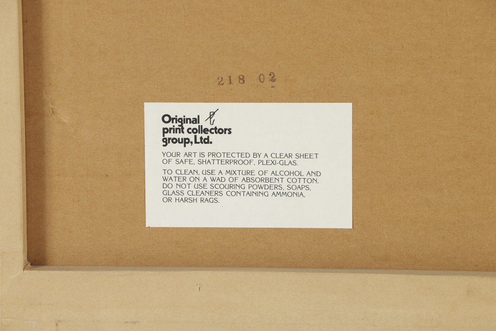 Dennis Paul Noyer Limited Edition Lithograph on Paper "La Maison Rose"