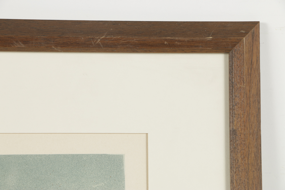 Signed Limited Edition Lithograph on Paper of Rural Landscape