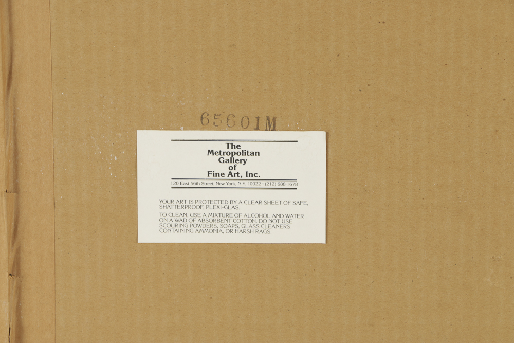 Signed Limited Edition Lithograph on Paper of Rural Landscape