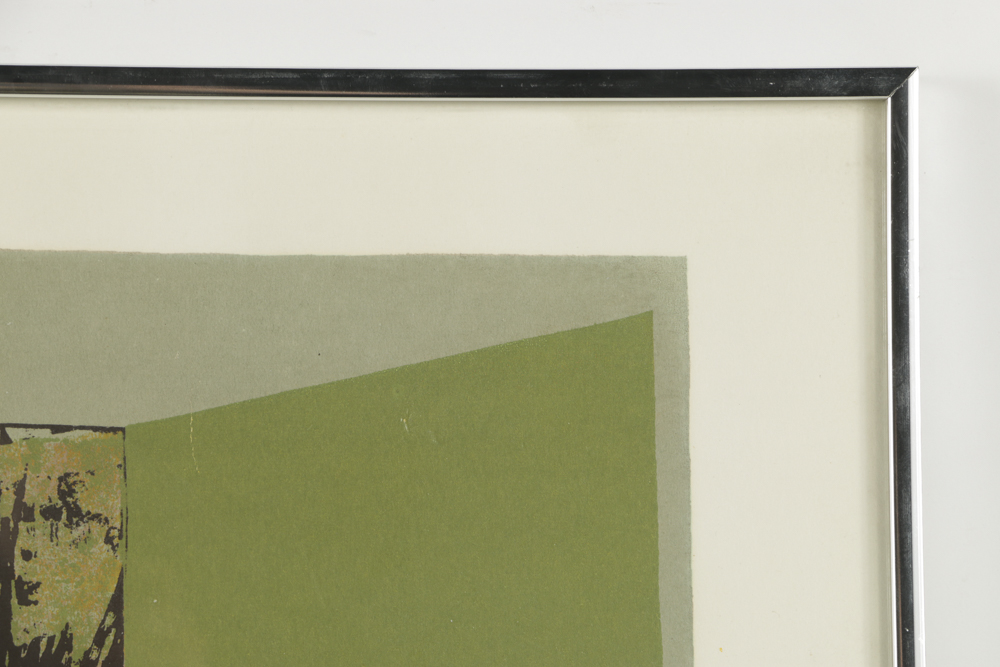 Robert Burkert Limited Edition Serigraph Print "The Interior (With Stan and Ollie)"