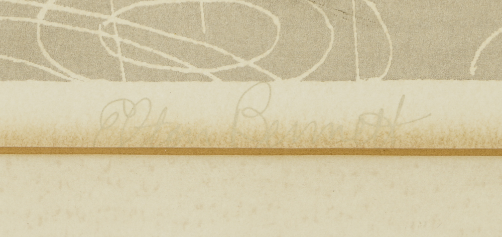 Elton Bennett Serigraph on Paper "Rain on the River"