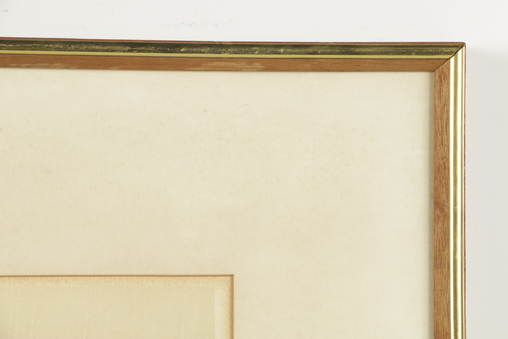 Elton Bennett Serigraph on Paper "Rain on the River"