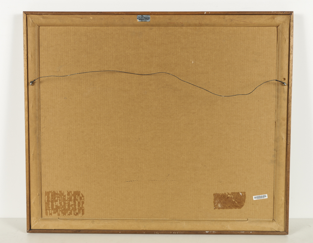 Elton Bennett Serigraph on Paper "Rain on the River"