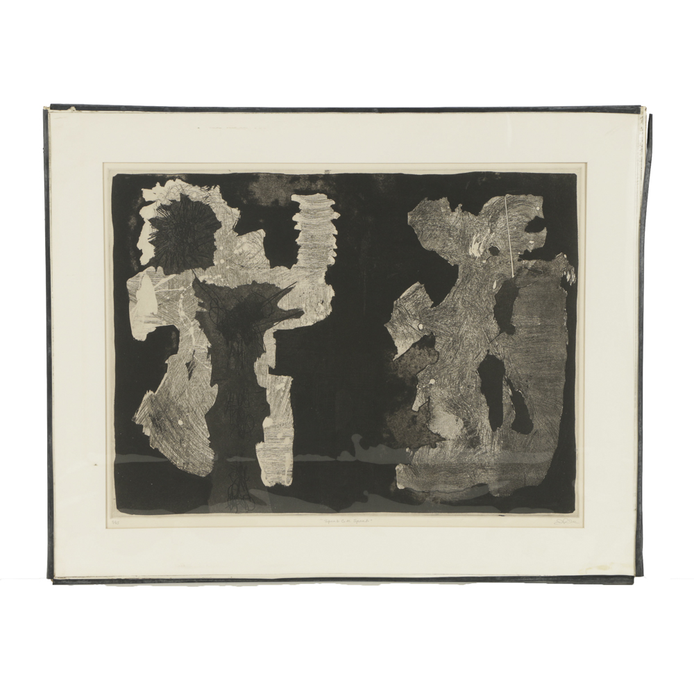 John Ihle Limited Edition Aquatint Etching "Speak C.M. Speak"