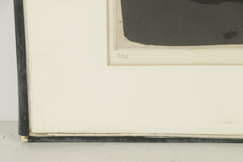 John Ihle Limited Edition Aquatint Etching "Speak C.M. Speak"