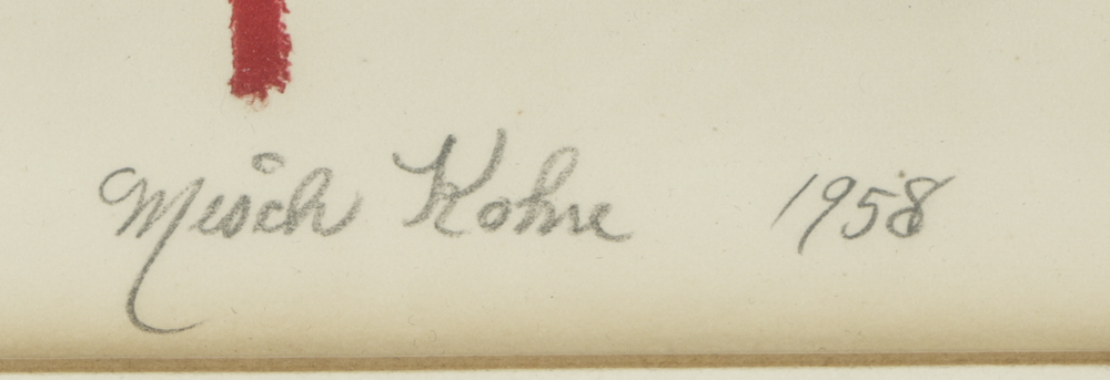 Mish Kohn Artist's Proof Color Etching on Paper "The General"