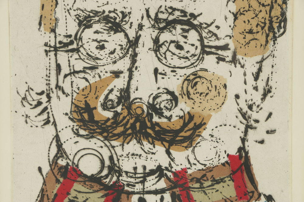 Mish Kohn Artist's Proof Color Etching on Paper "The General"