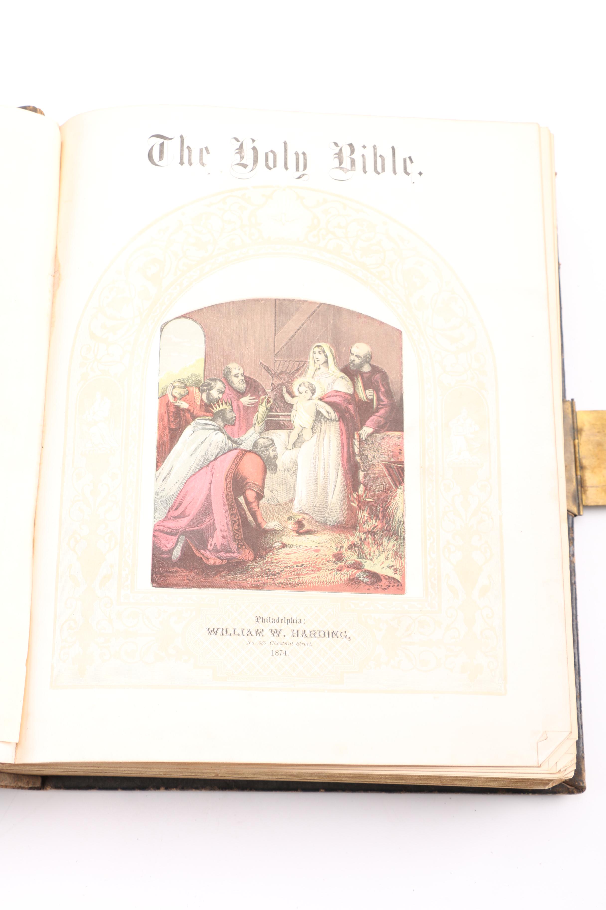 1874 Holy Bible