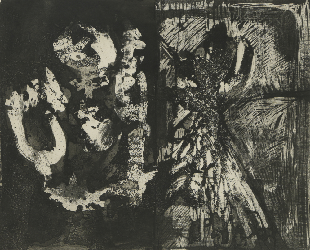 John Ihle Limited Edition Etching Aquatint on Paper "Incident at the Black Rock"